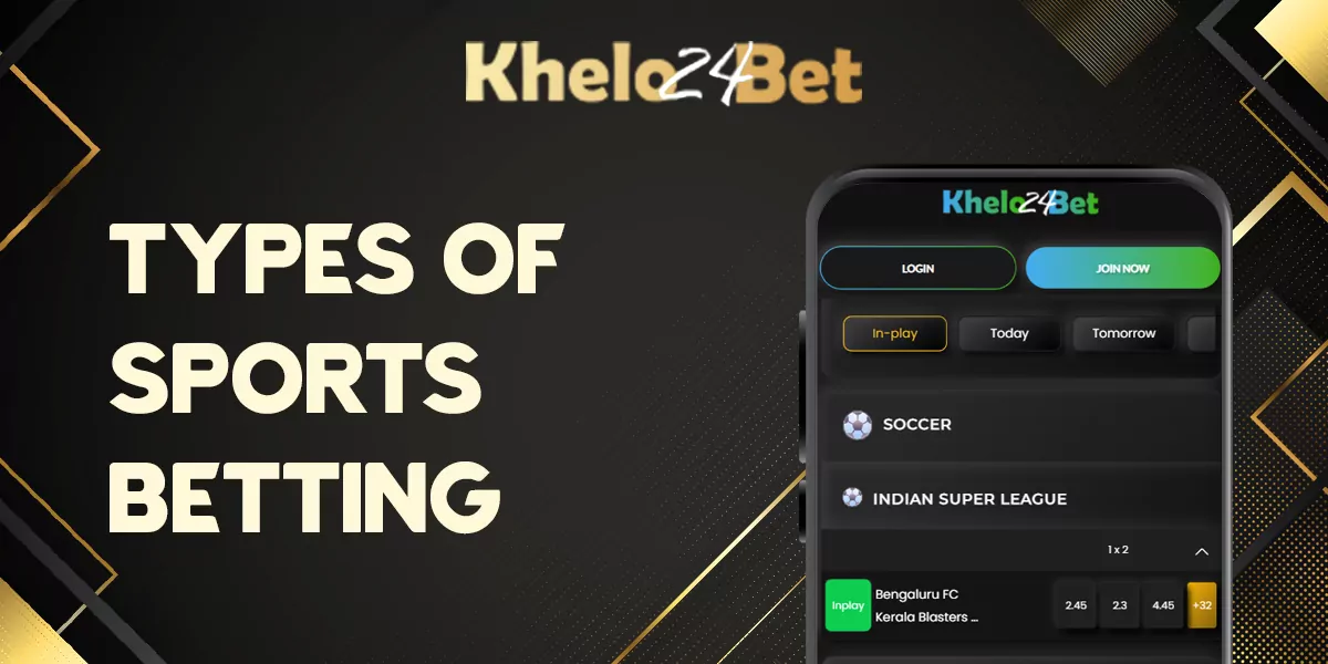 Sports available for betting at Khelo24bet