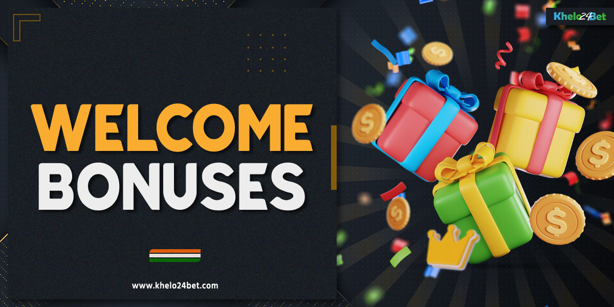 Welcome bonus upon registration on the Khelo24Bet platform