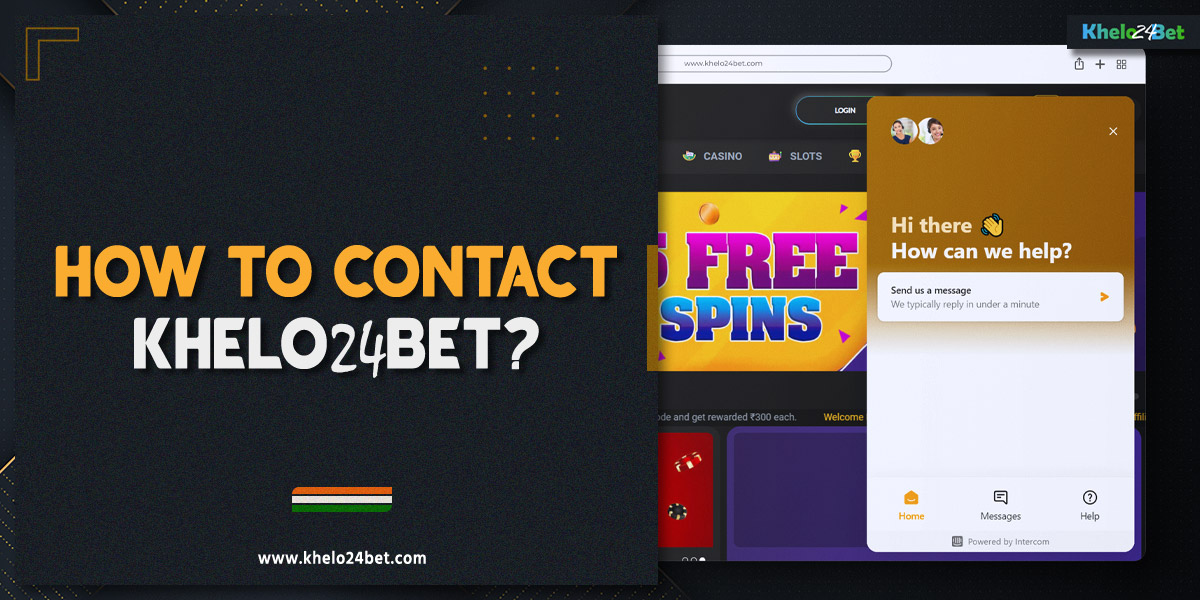 Ways to contact Khelo24Bet customer support