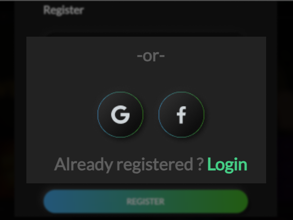 Khelo24Bet sign-in via Google or Facebook option, step 3