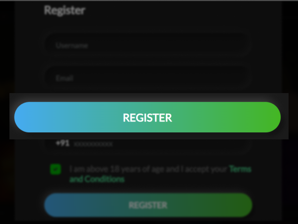 Registration completion and login screen on Khelo24Bet, step 5